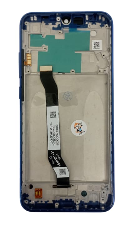Tela Display Xiaomi Redmi Note 8 M1908C3J Preto com Aro Azul AMOLED |